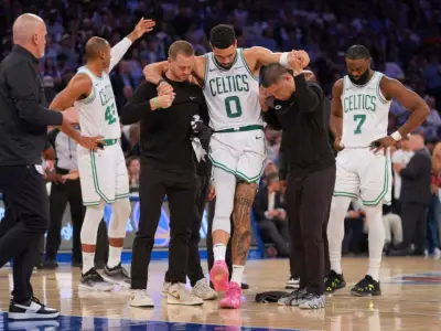 NBA stars, athletes, and celebrities react to Jayson Tatum’s injury