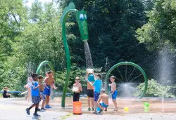 Spruce Street Harbor Park and many spraygrounds open during Memorial Day weekend