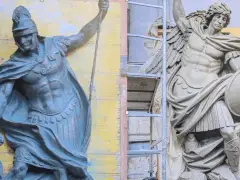Quincy residents sue to stop installation of patron saint statues at public safety building