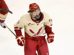 Could James Hagens’ murky draft standing give Bruins a shot at the skilled BC forward?
