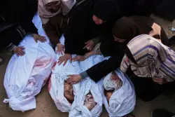 Israeli airstrikes in Gaza kill 70 people, including 22 children, health officials say